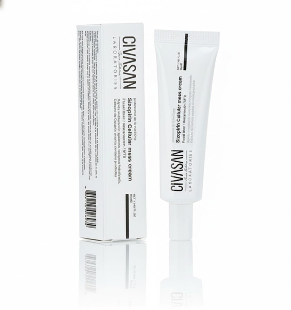 Civasan skincare product packaging on a white background