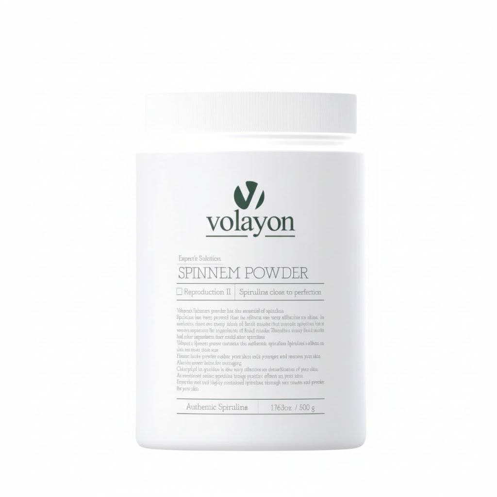 Volayon Spinnem Powder container on a white background